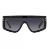 ISABEL MARANT Damen-Sonnenbrille IM-0155-S-807 Oversized Square Schwarzer Acetatrahmen Dunkelgraue Polycarbonatgläser 99mm Glasbreite 135mm Bügellänge UV400-Schutz