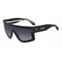 ISABEL MARANT Damen-Sonnenbrille IM-0155-S-807 Oversized Square Schwarzer Acetatrahmen Dunkelgraue Polycarbonatgläser 99mm Glasbreite 135mm Bügellänge UV400-Schutz