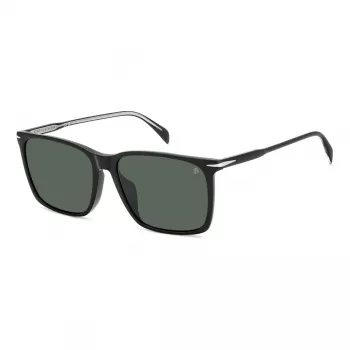 DAVID BECKHAM DB1145GS807 Sonnenbrille Herren Schwarz Grau Quadratisch Acetat 58mm