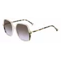 CAROLINA HERRERA Damen-Sonnenbrille HER0244SSZJ Cat Eye Schwarz Acetat Grau Gradient Glas 56/18/140 mm