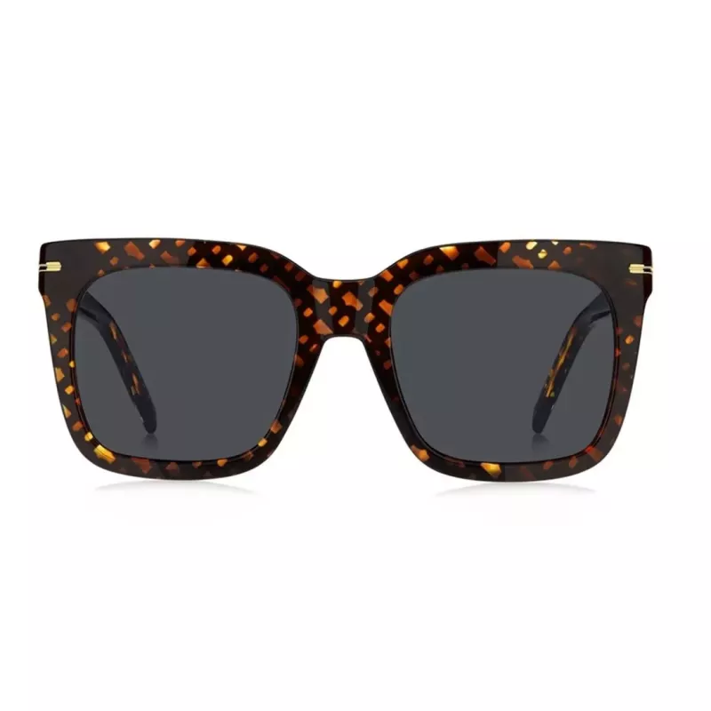 BOSS Damen-Sonnenbrille BOSS1656S2VM Havana Acetat eckiger Rahmen braun getönte Gläser 54mm