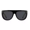 BOSS Damen-Sonnenbrille BOSS1655S807 Square Acetat Schwarz/Grau 56/19/145 mm