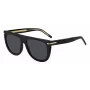 BOSS Damen-Sonnenbrille BOSS1655S807 Square Acetat Schwarz/Grau 56/19/145 mm
