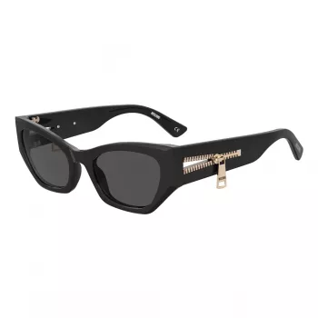 MOSCHINO Damen-Sonnenbrille MOS159-S-807 Butterfly Acetatrahmen Grau Verlaufsgläser 55/21/140 mm UV400