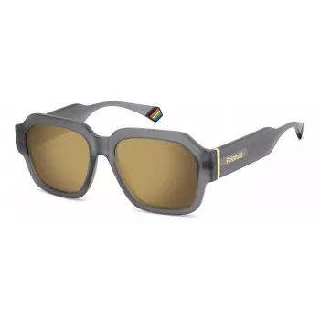 Polaroid PLD6212SXRIW Unisex Rechteck-Sonnenbrille - Polarisiert UV400 54mm