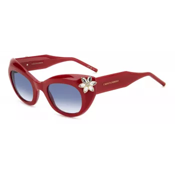 CAROLINA HERRERA Damen Cat-Eye-Sonnenbrille HER0215SC9A - Havana/Brown Gradient 50/25/140 mm