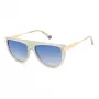 Polaroid PLD6221SX10A Damen Rechteckige Polarisierte Sonnenbrille - Havanna Acetatrahmen, Braune Gläser