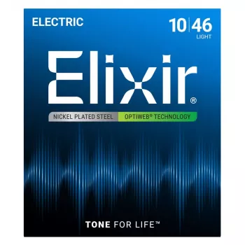 Elixir 19052 Optiweb Light E-Gitarrensaiten (10-46)