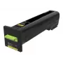 Lexmark 72K0X40 Tonerpatrone Gelb Extra High Yield für CS820 Serie