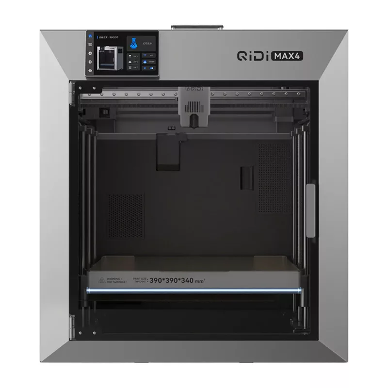 QIDI Max 4 3D-Drucker - Großformat-FDM-3D-Drucker mit 300 mm³ Bauraum, CoreXY, Klipper-Firmware, Direct-Drive-Extruder, automatischem Nivellieren, geschlossener Kammer, Wi-Fi & Ethernet