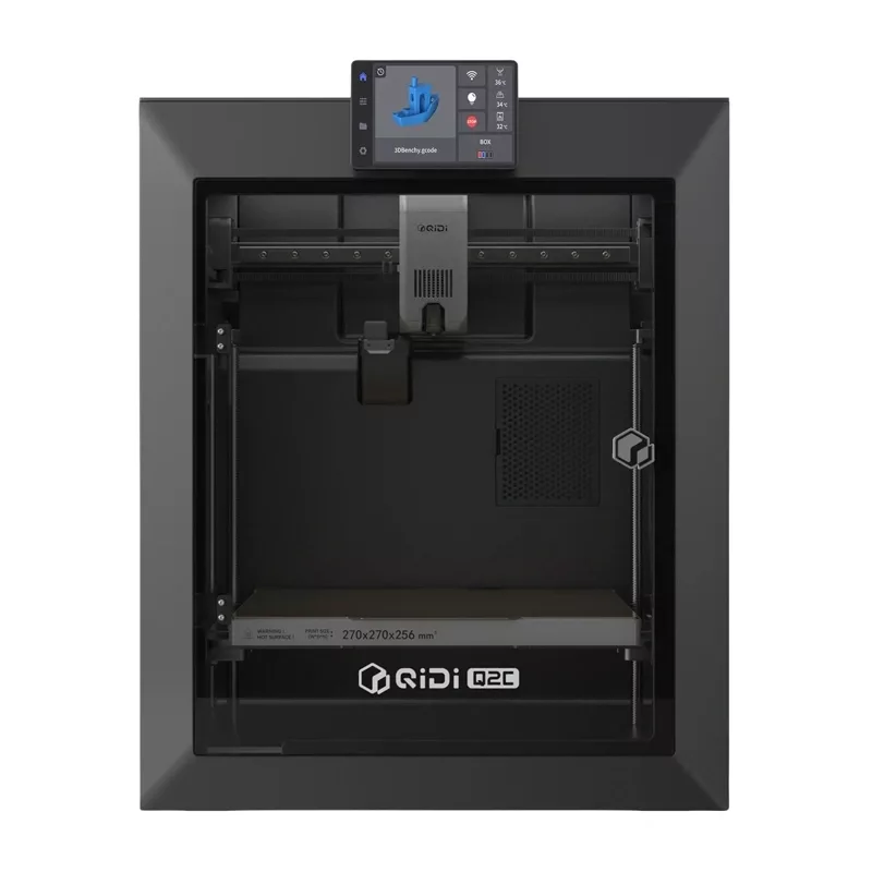 QIDI Q2C 3D-Drucker - Vollständig geschlossener FDM-Drucker mit 200x200x200mm Bauraum, Direct-Drive-Extruder, PEI-Magnetbauplatte, Wi-Fi & Touchscreen