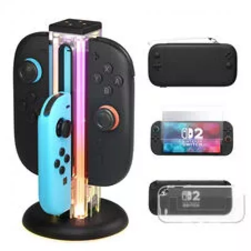 NYXI Zeus Ladegerät für Nintendo Switch & Switch 2 Controller