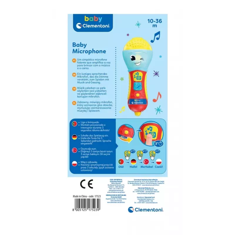 Kinder-Sprechmikrofon – Clementoni 17523