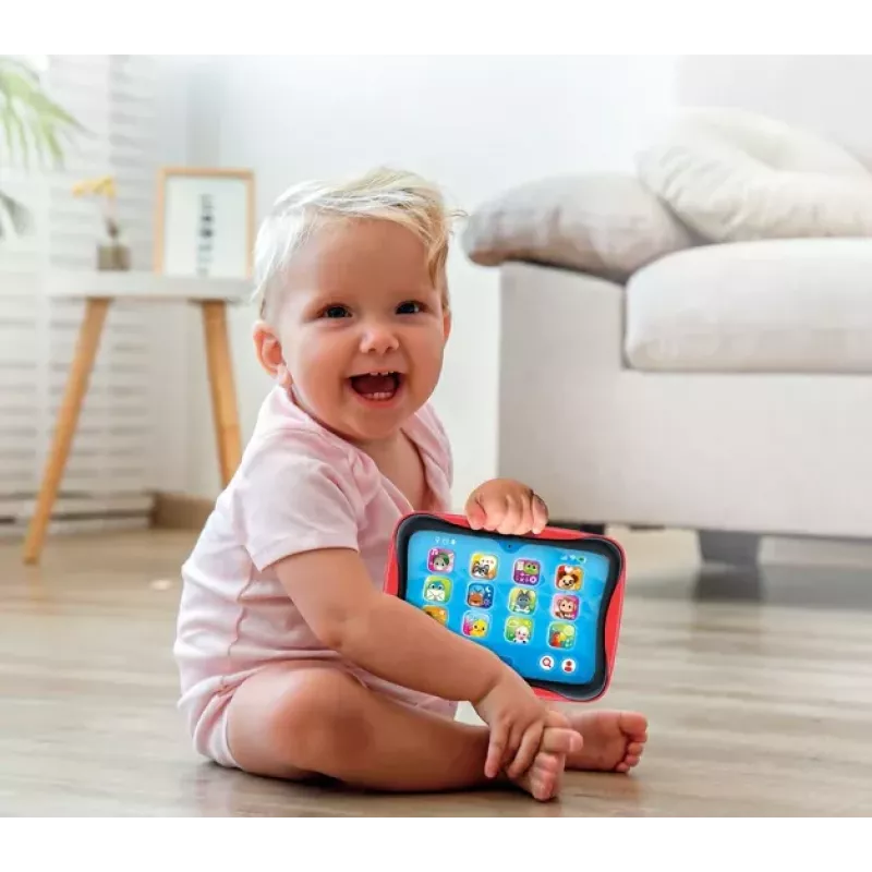 Clementoni Kinder-Sprechtablet 17535 - Pädagogisches elektronisches Spielzeug für Kleinkinder ab 12 Monaten