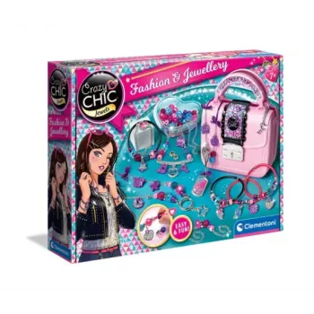 Crazy Chic DIY Set: Crazy Handbag mit Perlen & Armbändern Clementoni 17651