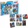 Clementoni Lernspiel-Set Puzzle, Memo & Bauklötze Sonic 28389