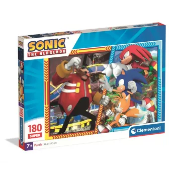 Clementoni 31755 Super Color Puzzle Sonic The Hedgehog 180 Teile