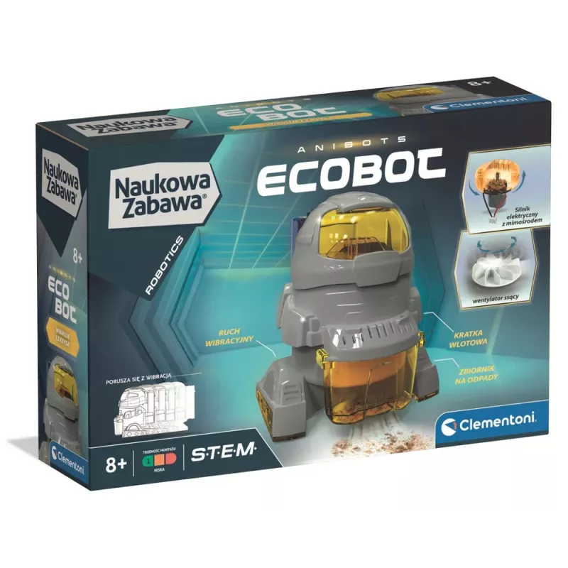 Clementoni Science & Play EcoBot Roboter-Bausatz (polnische Sprache) 50061