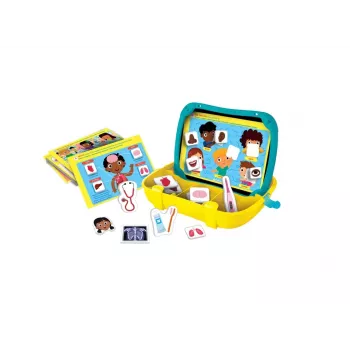 Magnetischer Arztkoffer zum spielerischen Lernen, polnische Sprache, Clementoni 50393