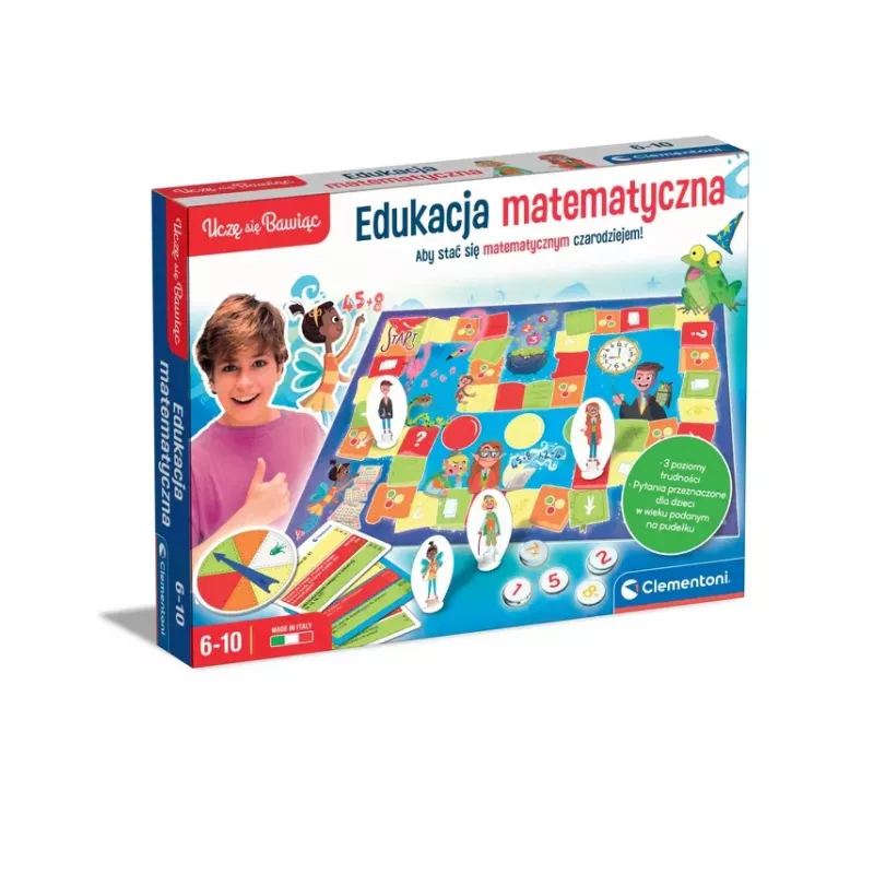 Clementoni Naukowa Zabawa Lernbrettspiel Mathematik Spielend Lernen 50778