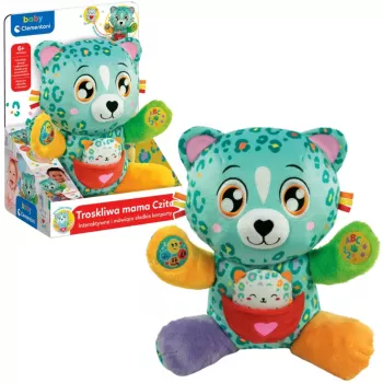 Interaktives Plüschtier Sweet Leopards Fürsorgliche Mama Chita Polnische Sprache Clementoni 50935