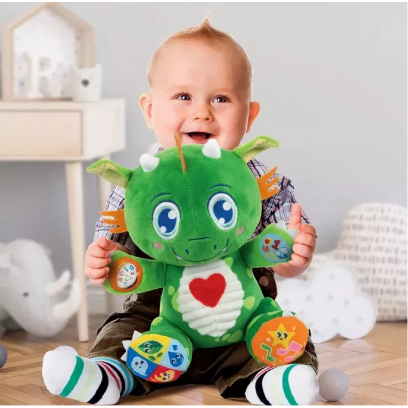 Clementoni Baby Freundlicher Drache Interaktives Lernspielzeug - Polnische Sprache - 50938