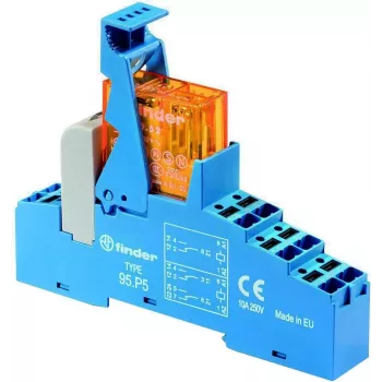 Finder FIN 48.P5.7 24V - Koppelrelais - Push-In 2 Wechsler 24 V DC