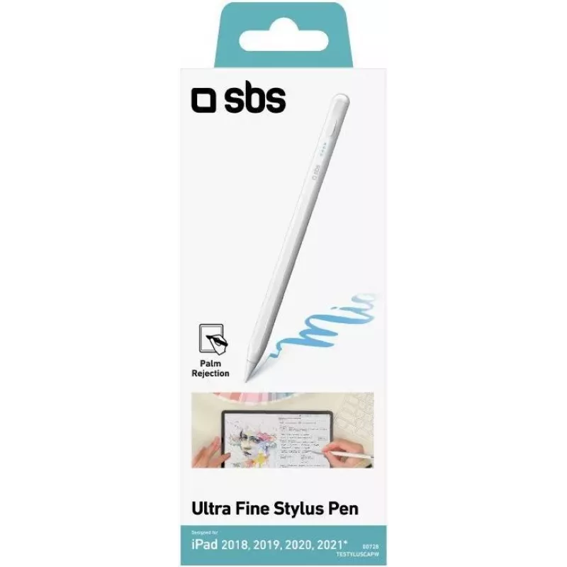 SBS TESTYLUSCAPW Active Stylus Pen für iPad - Weiß