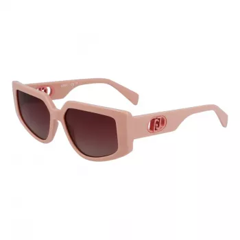 LIU JO Damen-Sonnenbrille LJ801S-272 Havana Acetat Braune Gläser 55mm