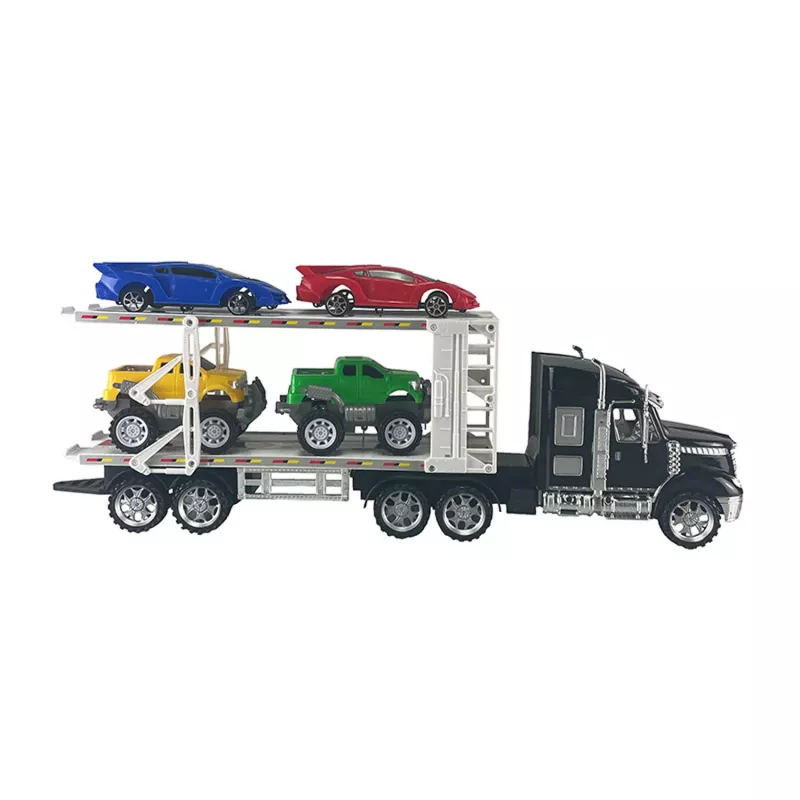Koala Games G2591 Car Transporter Truck mit 4 Die-Cast Autos