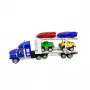 Koala Games G2591 Car Transporter Truck mit 4 Die-Cast Autos
