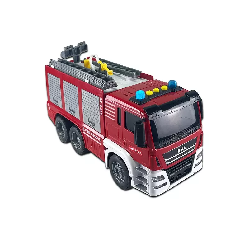 Koala Games G2594 Feuerwehr-Spielzeugauto, reibungsbetrieben, mit Licht und Sound