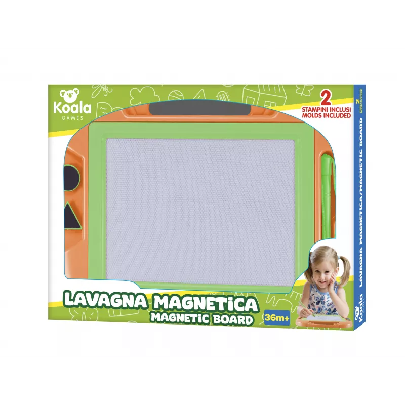Koala Games G2598 Magnetic Board - Ludo & Snakes and Ladders - Foldable Travel Game for 2-4 Players - Multicolour
