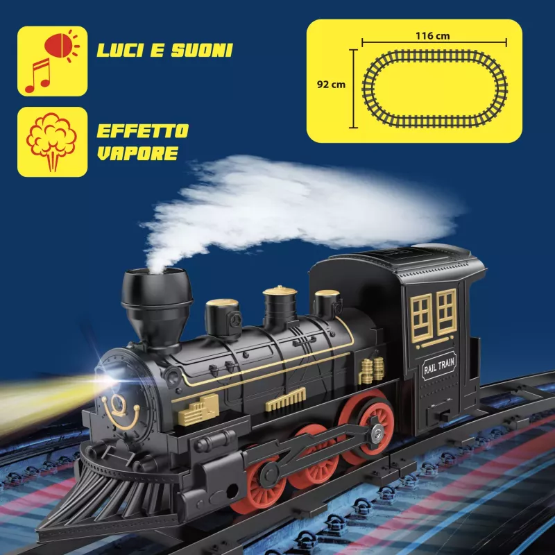 Koala Games G2599 Steam Cargo Train Elektrische Spielzeugeisenbahn