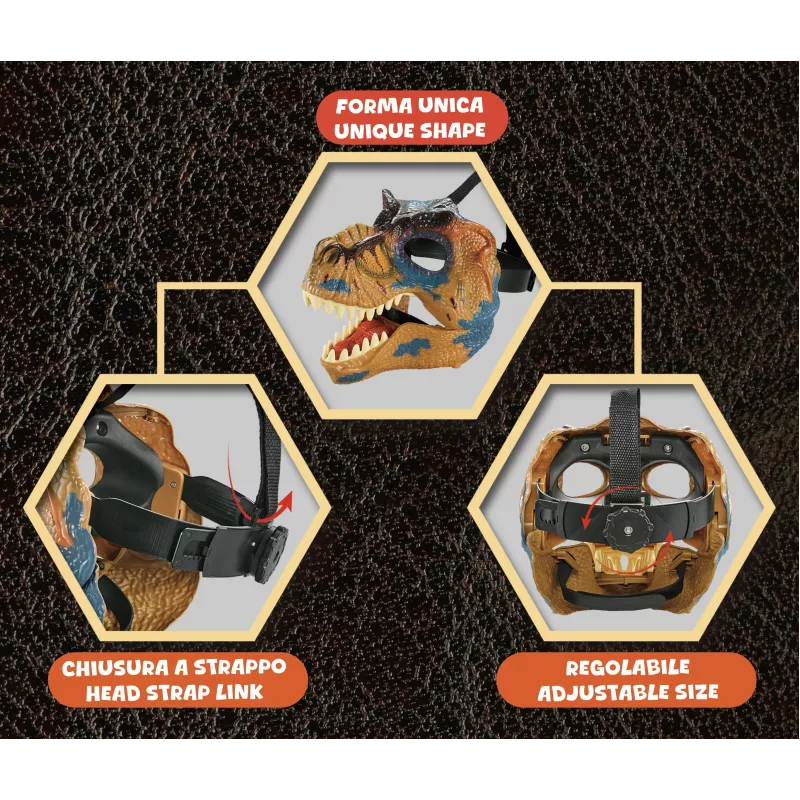 Koala Games G2604 Jurassic Mask (Zufällige Farbe)