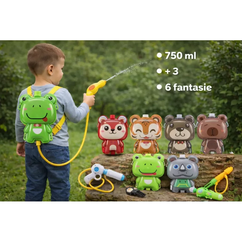 Koala Games G2658 Rucksack-Wasserpistole (Zufallsdesign)