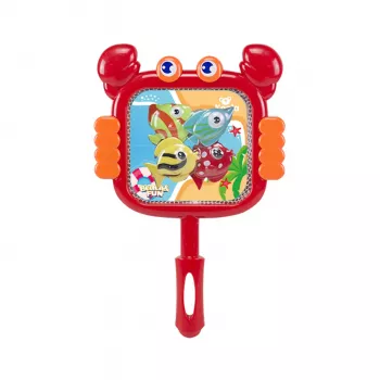 Koala Games G2663 Krebsförmiges Kescher - Rot/Orange, langlebiger Kunststoff & Polyestergewebe, CE-zertifiziert, für Wasserspiele, Strand, Pool, Bad, ab 3 Jahren
