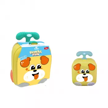 Koala Games G2670 Beach Trolley mit Zubehör - 7-teiliges Sandspielset für Kleinkinder, mehrfarbig