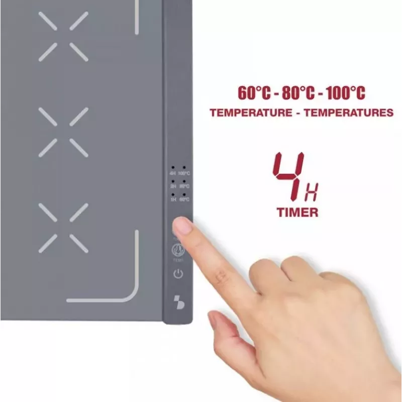 BEPER P101TEM100 Elektrische Unterbettdecke Einzel 150x80 cm 60W Weiß