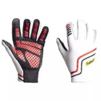 SABELT SIM RACING Sabelt G33 Sim Racing Handschuhe - Größe XL, Weiß