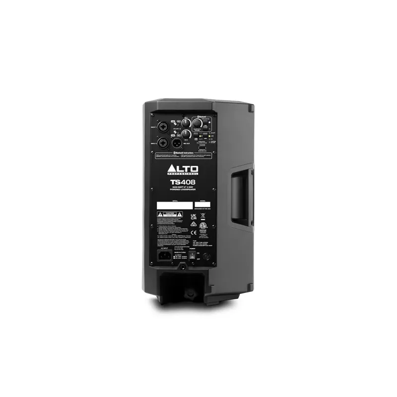 ALTO PROFESSIONAL TS 408 - 2000-Watt 8-Zoll 2-Wege Aktivlautsprecher mit Bluetooth, DSP und App-Steuerung