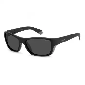 Polaroid Sport Man PLD7046S08A Rechteckige Sport-Sonnenbrille 57/17/135 mm Grau