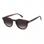 DAVID BECKHAM DB-1007-S-0CJ Herren eckige Acetat-Sonnenbrille Havana/Grau 49/24/145 mm