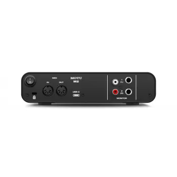 MOTU M2 USB-C Audio Interface 2x2 24-bit/192 kHz mit MIDI I/O