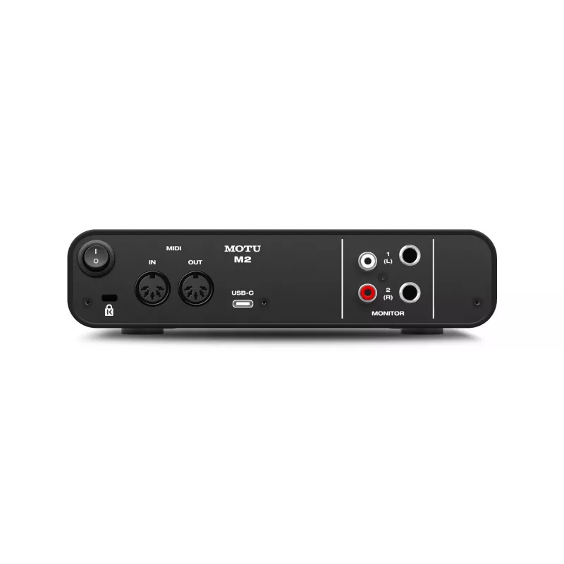 MOTU M2 USB-C Audio Interface 2x2 24-bit/192 kHz mit MIDI I/O