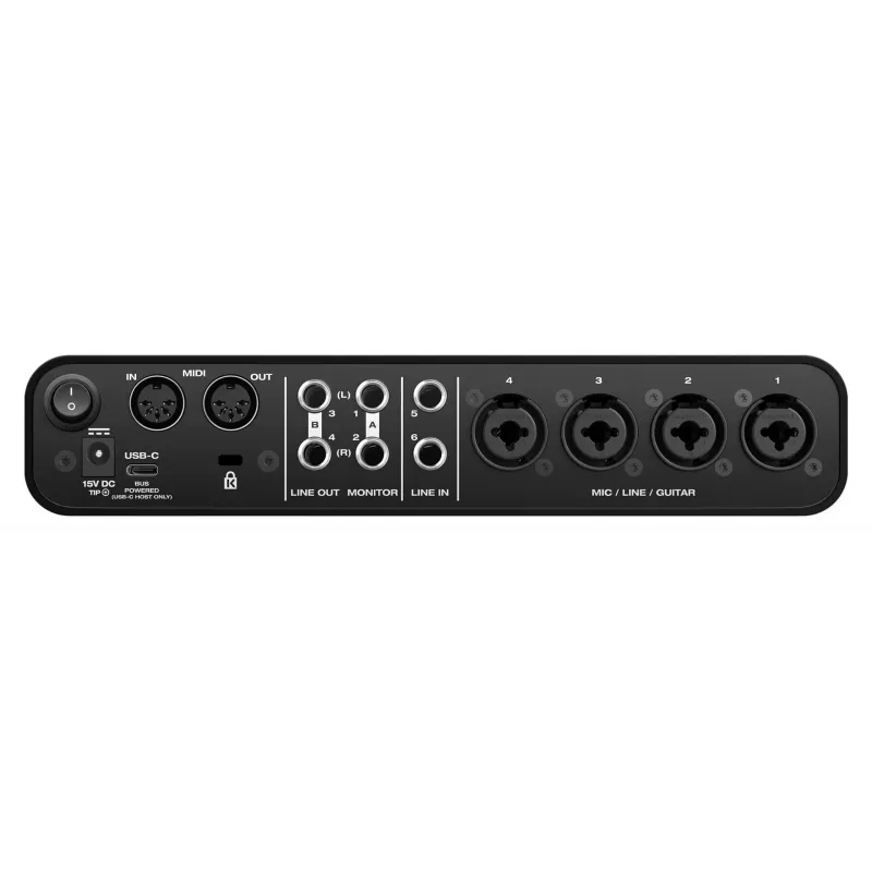 MOTU M6 Audio Interface - 6x4 USB-C mit 4 Preamps, 192 kHz