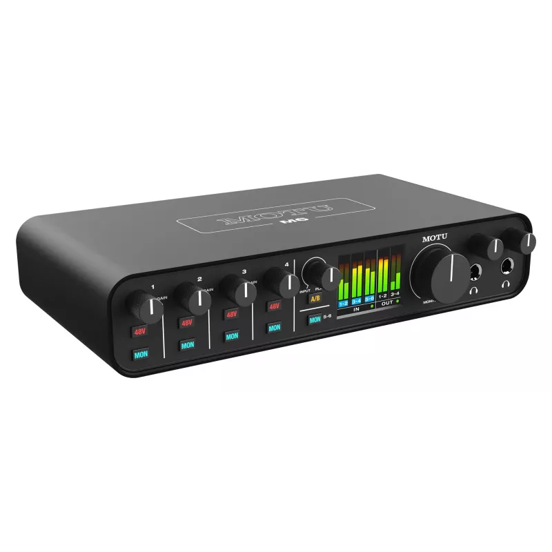 MOTU M6 Audio Interface - 6x4 USB-C mit 4 Preamps, 192 kHz