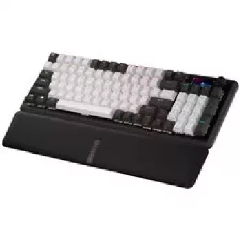 Corsair VANGUARD 96 Gaming-Tastatur, mechanisch, RGB, 8000 Hz - MLX Plasma Switches, ISO (DE), Schwarz/Weiß