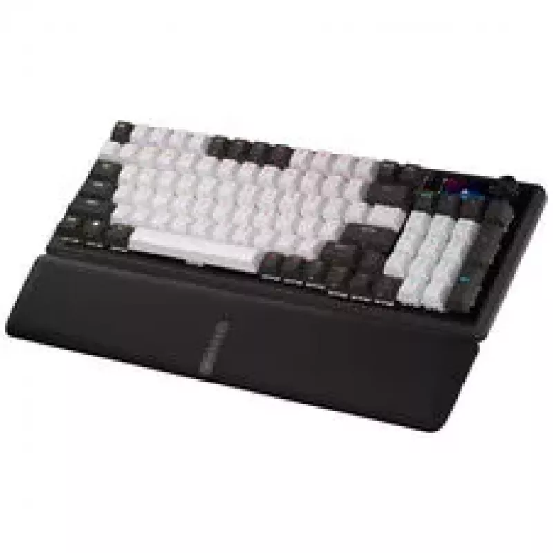 Corsair VANGUARD 96 Gaming-Tastatur, mechanisch, RGB, 8000 Hz - MLX Plasma Switches, ISO (DE), Schwarz/Weiß