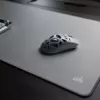 CORSAIR MM Gaming-Mauspad, Stoffoberfläche, ausfranssichere Kanten - Grau, XL